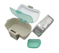 Worm Container Insulated Waist Organizer portatile - Fishing Bait Case | Thermal Storage with Easy Carry Design for Saltwater Outdoors Boat Kayak Camping Shrimp Aquarium Sports Use