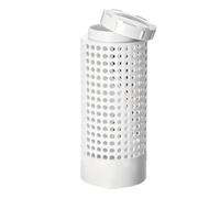 Worm Farm Composter, Ground Compost Bin, 30x16in Moisture-Control Organic Recycler, Soil Enrichment Tool, for Kitchen Waste, Sustainable Gardening Accessory, White