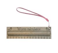 Worm Ruler, strumento per scala in legno, strumento per la misurazione dell'istruzione, istruzioni per gli strumenti per bambini, concetti di facile tracciamento della lunghezza, per la scuola
