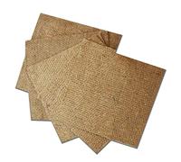 WormBox Set di 5 tappetini umidità in Canapa per Vermicompostaggio (TinyWorm, WORMcube, ...) | Quadrato 33 x 33 cm