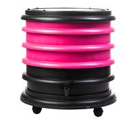 WORMbox | Vermicompostaggio 3 Vassoi Fucsia | 48 Litri | Compost di Rifiuti Organici Compostiera Vermifuga Lombricompostiera | Lombrichi producono l'humus lombrico