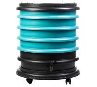 WORMbox | Vermicompostaggio 4 Vassoi Turchese | 64 Litri | Compost di Rifiuti Organici Compostiera Vermifuga Lombricompostiera | Lombrichi producono l'humus lombrico