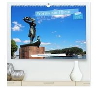 Worms am Rhein Mittelpunkt der Nibelungensage (hochwertiger Premium Wandkalender 2027 DIN A2 quer), Kunstdruck in Hochglanz: Zwei Große Themen ... am Rhein - Luther und die Nibelungensage.