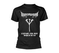 WORMWOOD - EXPOSE THE ROT WHICH IS US BLACK T-Shirt Small