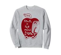 Wormy Dune Divertente Apple Grafica Felpa