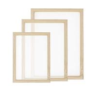 Worown 3 Misure Telaio per Fare Carta, Stampo per La Creazione Della Carta, Kit per Fabbricare Carta Cornice in Legno, per Fai Da Te