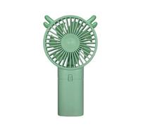 Worparsen Mini ventilatore portatile tascabile con orecchie di gatto, motore silenzioso a basso rumore e velocità del vento regolabile, ventola di raffreddamento personale, per viaggi, ufficio e