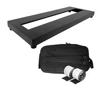 Worparsen Pedaliera Effetto Chitarra In Lega di Alluminio Mini Chitarra Effetti Pedale Bordo con Nastro Pouch Set Rust-proof Chiusura A Cerniera A