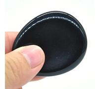 Worry Stone Massaggio con il pollice Pietre preziose naturali Cristalli Strumento Wicca Spirituale decorazione della stanza (Color : Black Obsidian, Size : 48 * 40 * 9 mm)