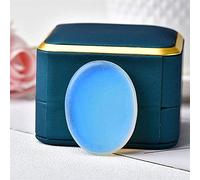 Worry Stone Natural Gemstone Stone Thumb Massage Wicca Ornamenti for la terapia spirituale Crystal Specimen (Color : Opal, Size : 45x35mm)