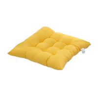 Worsendy Cuscino Sedia, Cuscini per Giardino, per Dentro e/o Fuori,40x40 cm,Disponibile in Tanti Colori Diversi,Cuscini per sedie da Giardino,Copri Sedia Cucina (Giallo)