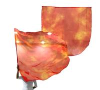 Worship Flag - 55 x 55 in Rod Praise Flag Lightweight and Flexible Design | Elegant and Flowing Dance Flags, Telescopic Pole for Church, stage, outdoor, celebration performance