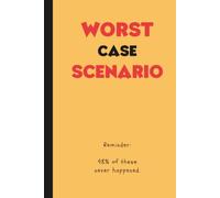 Worst Case Scenario: A Funny Notebook for Brain Dumps, Anxiety Spirals, Random Thoughts & Daily Notes