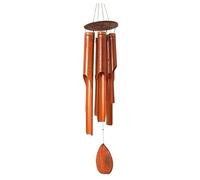 WORU Campanella a Vento in Bambù, Marrone, 40 cm