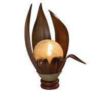 Woru Lampada da tavolo Karima di foglie di cocco Woru