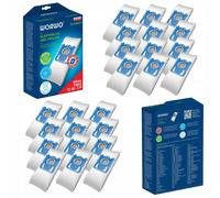 Worwo ELMB01 Set di borse Perfekt BAG per Electrolux Philips Beko, 24 pezzi