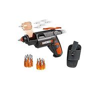 Worx 1613X19 avvitatore a batteria Slide Driver, cursore a scomparsa, 4 V, con inserti