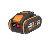 WORX 18V (20V MAX) Batteria Agli Ioni di Litio 4.0Ah WA3014 con Schermo, PowerShare per Tutti i Dispositivi Batteria di Ricambio Batteria Ricaricabile ad Alte Prestazioni