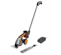 WORX 20V MAX Cesoia per Erba a Batteria WG801E.3 Tagliasiepi Telescopico