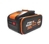 WORX Batteria Pro ad alta capacità da 20V 4,0 Ah con indicatore