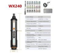 Worx Cacciavite Elettrico Batteria Ricaricabile Trapano Elettrico Portatile Kit