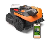 WORX Landroid Vision Cloud WR305E - Robot tosaerba senza cavo di confine, per 500 m² (AI Obstacle Detection, VSLAM+ RTK Cloud Navigation, Auto Mapping, App Control)