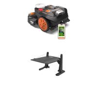 Worx Landroid Vision Cloud WR306E 2WD Robot Tagliaerba con Garage, Senza Filo Perimetrale per 500 m², (Evitamento Ostacoli AI, Navigazione VSLAM + RTK Cloud, Mappatura Automatica, Controllo App)