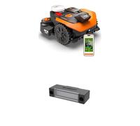 Worx Landroid Vision Cloud WR308E 2WD Robot Tagliaerba con Modulo Night Mow, Senza Filo Perimetrale per 800 m², (Evitamento Ostacoli AI, Navigazione VSLAM + RTK Cloud, Mappatura Automatica)