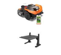 Worx Landroid Vision Cloud WR330E 2WD Robot Tagliaerba con Garage, Senza Filo Perimetrale per 3000 m², (Evitamento Ostacoli AI, Navigazione VSLAM + RTK Cloud, Mappatura Automatica, Controllo App)