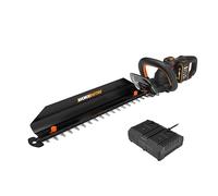 WORX NITRO 36V (40V MAX) Tagliasiepi a batteria WG286E.1, PowerShare, Brushless, lunghezza di taglio di 58 cm, capacità di taglio massima di 27 mm, inclusi 2 batterie da 2.0Ah, doppio caricabatteria
