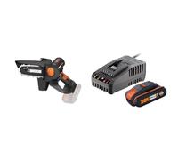 WORX NITRO Mini Motosega potatore a batteria WG325E.9, Motore Brushless, lubrifi