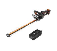 WORX Nitro - Tagliasiepi senza fili, 20 V, 4 Ah, lama da 56 cm, diametro: 27 mm, WG263E (fornita con una batteria e caricabatterie, motore brushless, lame a doppia azione)