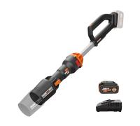 WORX Nitro WG543 - Soffiatore per foglie LEAFJET senza fili, con batteria e caricabatterie, soffiatori per la cura del prato solo 1,7 kg, motore brushless senza fili, batteria e caricabatterie inclusi