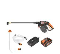 Hydroshot 20 V Max Idropulitrice a batteria | WORX Nitro | PowerShare | Pulizia terrazze e lavaggio auto | max. 56 bar | 220L/H | Include batteria da 4,0 Ah e caricatore | WG633E
