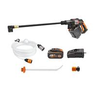 Hydroshot 20 V Max Idropulitrice a batteria | WORX Nitro | PowerShare | Pulizia terrazze e lavaggio auto | max. 56 bar | 220L/H | Include batteria da 4,0 Ah e caricatore | WG633E