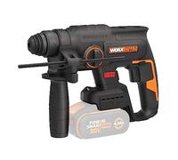 WORX Nitro WX381.9 - Martello pneumatico senza spazzole da 20 V, per forare, perforare a martello e scalpellare, 2 Joule, senza batteria e caricatore