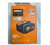 WORX NUOVA BATTERIA LITIO 20 VOLT 4Ah PRO PER ATTREZZI DA 20 VOLT CODICE WA3644