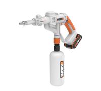 WORX - Spruzzatore di disinfezione Hydroshot senza fili 20 V - Ideale per disinfettare le superfici - Viene fornito con batteria, caricabatterie, lancia lunga, lancia corta, bottiglia graduata da 1 l