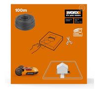 WORX WA0178 Filo perimetrale, lunghezza 100 mt. per Robot rasaerba Landroid,colo