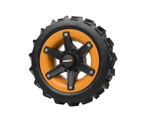 WORX WA0953 Landroid ruote All-Terrain (non adatto a Vision) | Per terreni morbidi e prati umidi, adatto a pendenze fino a 22° o 40%, facile da montare