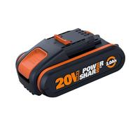 WORX BATTERIA LITIO 20 VOLT 2Ah PER TUTTI GLI ATTREZZI DA 20 VOLT CODICE WA3551