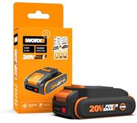WORX Batteria agli ioni di litio PowerShare WA3639 20V 2.0Ah con indicatore di carica e protezione da sovraccarico