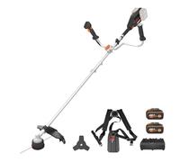 Worx WG084E.9 40V PowerShare Cordless 38cm Brushless Decespugliatore Strimmer Unità Nuda (senza batteria o caricabatterie)