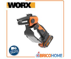 WORX WG234E 20V 2Ah 12cm Potatore Manuale a Batteria con Valigia