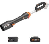 WORX WG543E Soffiatore a batteria brushless da 20 V LeafJet - Batteria e Caricatore Inclusi