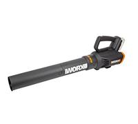 WORX WG547E.9 Soffiatore 20 V, 600 m³/h, senza batteria e caricabatterie | Elevate prestazioni con tecnologia Turbine, 2 velocità fino a 120 km/h e comodo utilizzo con una sola mano