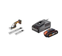 Worx WG801E Forbice Elettrica a Batteria 20V, con 3 Lame Intercambiabili in Dota