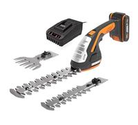 WORX WG801E Forbice Elettrica a Batteria 20V, con 3 Lame Intercambiabili in Dotazione
