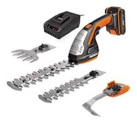 WORX WG801E Forbice Elettrica a Batteria 20V, con 3 Lame Intercambiabili in Dotazione
