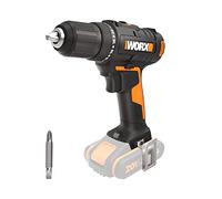 WORX WX108.9 Trapano avvitatore senza fili 20 V, coppia massima di 40 Nm, mandrino ø13 mm, ideale per piccoli lavori, 2 velocità variabili, compatto e leggero, senza batteria e caricabatterie